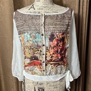 IToo Button Down Blouse